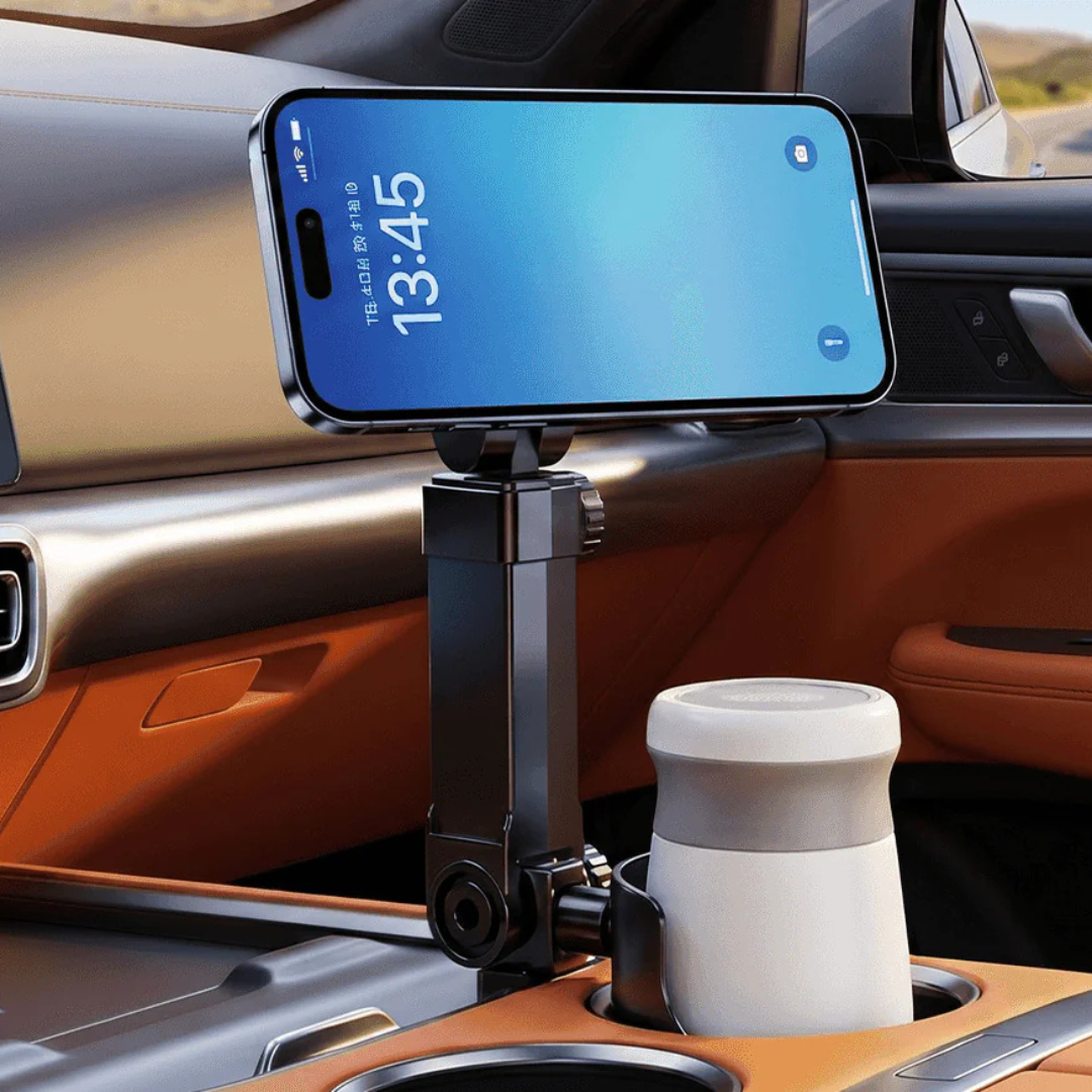 Verstellbare Handy- und Getränkehalterhalterung für das Auto