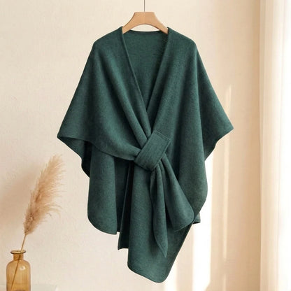 Langer Poncho-Schal für Damen