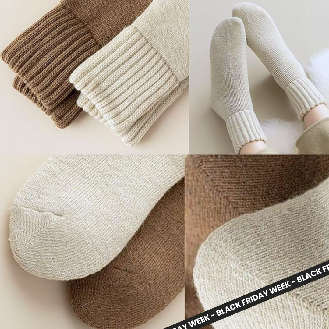 Dicke, weiche Wintersocken