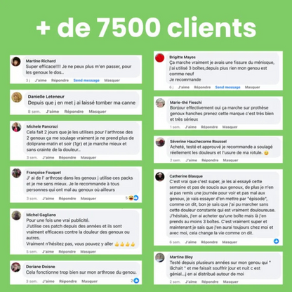 Patch anti-douleur naturel pour articulations