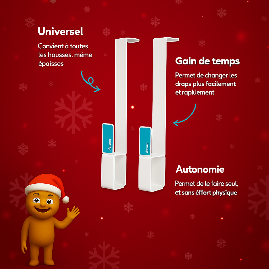 Werkzeug zum einfachen Beziehen eines Bettbezugs