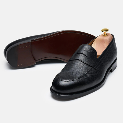 Elegante Herren-Leder-Mokassins