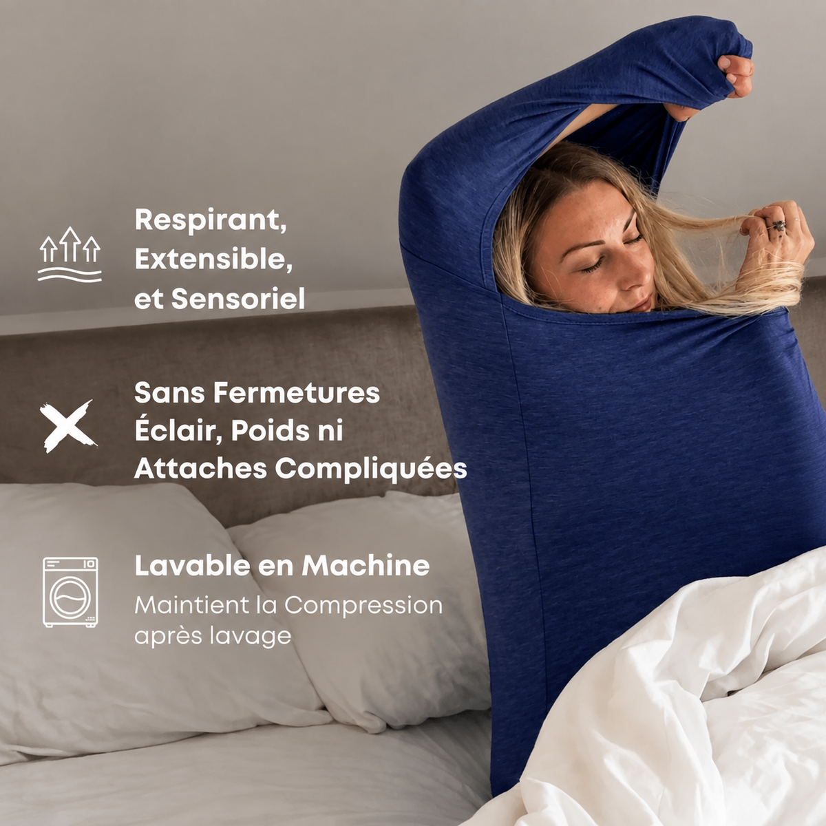 Cocon enveloppant relaxant pour un sommeil plus serein