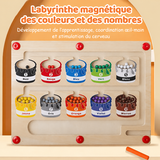 Labyrinthe magnétique éducatif pour enfants