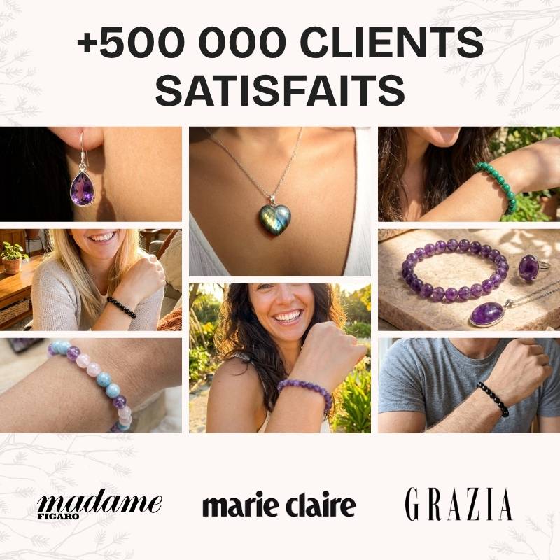 Bracelet améthyste et howlite bien-être anti-stress naturel