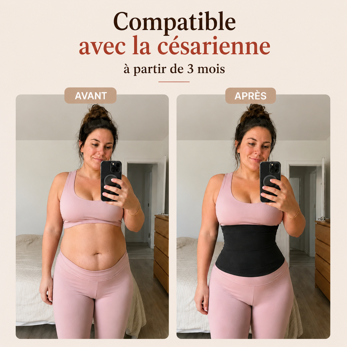 Ceinture abdominale post-partum