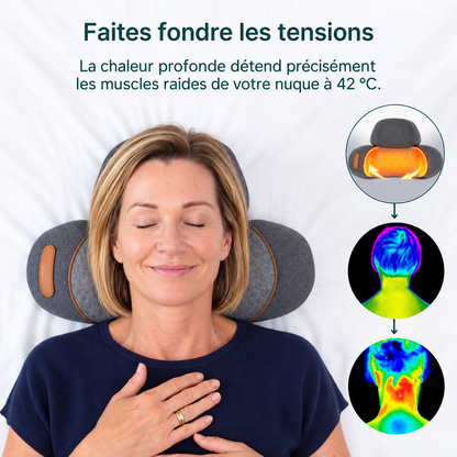 Coussin Cervical Ergonomique 3 en 1