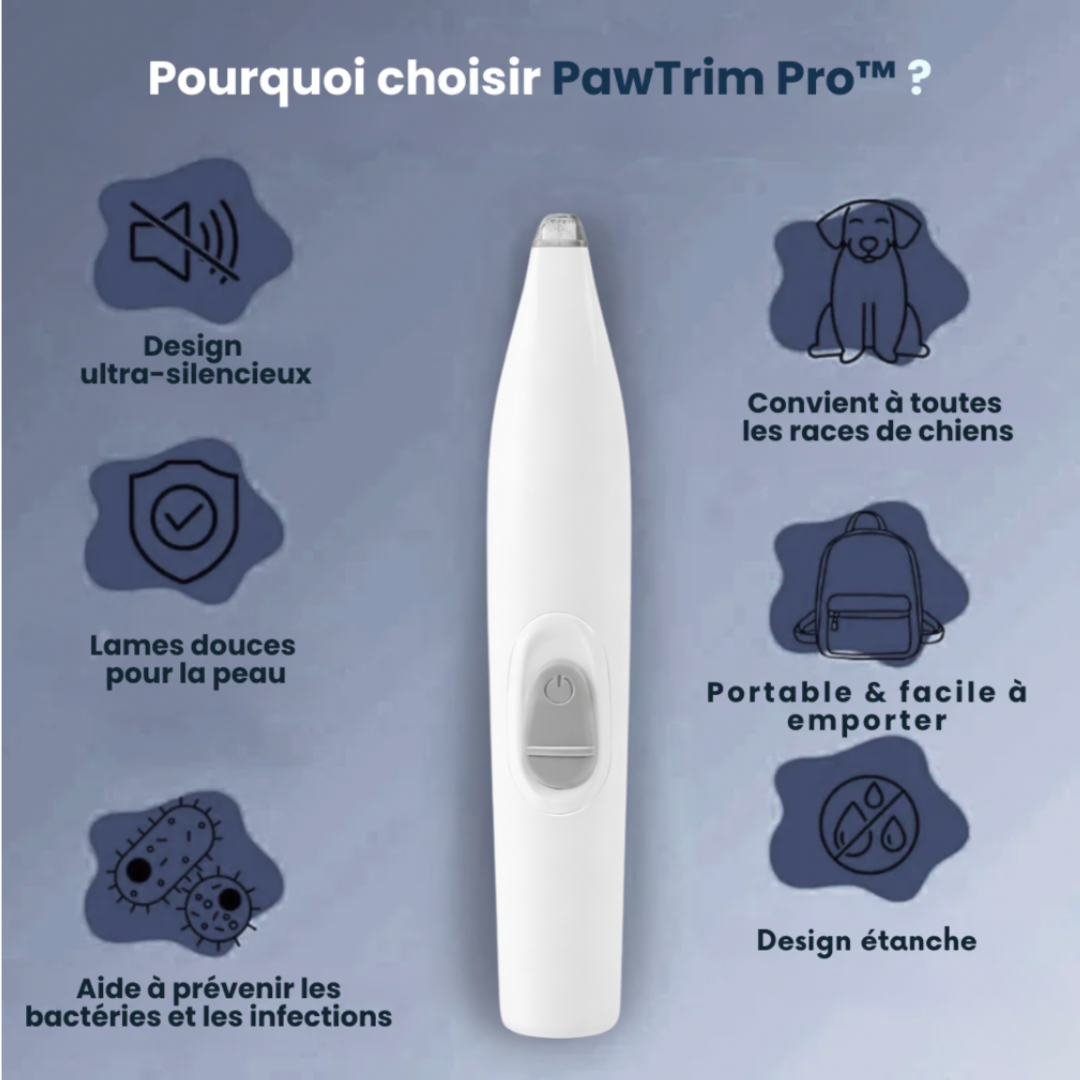 Outil électronique de soin pour pattes de chien