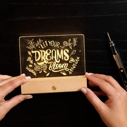 Stylo de gravure personnalisable multi-surfaces