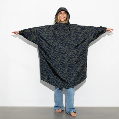 Imperméable long à capuche