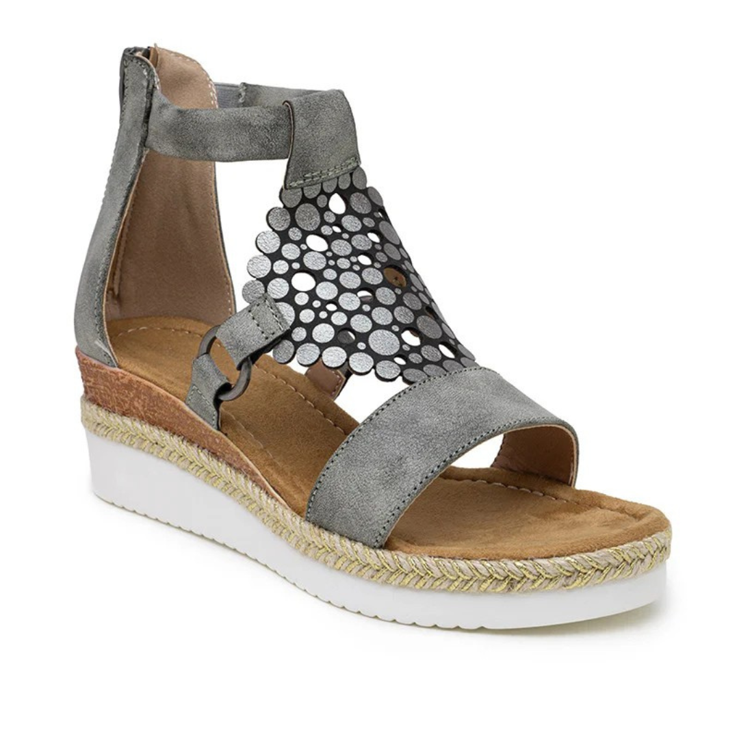Sandalen mit Keilabsatz