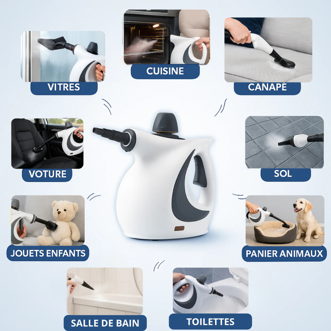 Nettoyeur Vapeur Multifonction Puissant