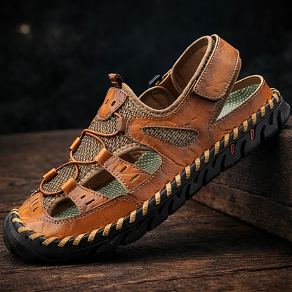 Sandales Homme en Cuir Confortables