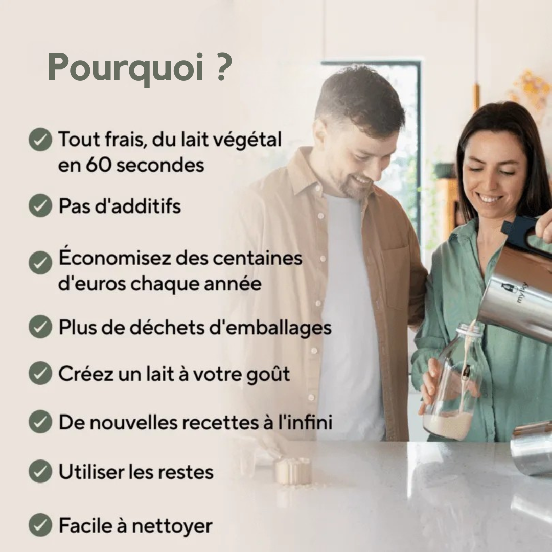 Appareil à lait végétal maison