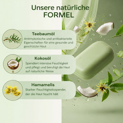 Natürliche antimykotische Seife