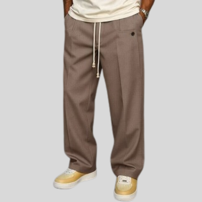 Pantalon ajusté à cordon