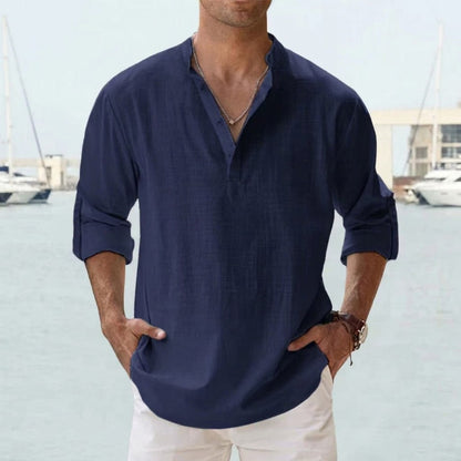 Chemise lin respirant homme été léger