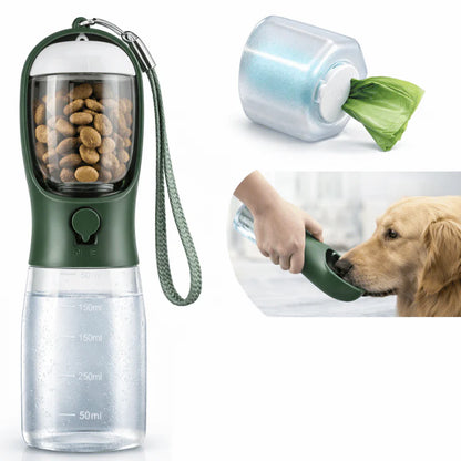 Tragbare 3-in-1-Trinkflasche für Haustiere