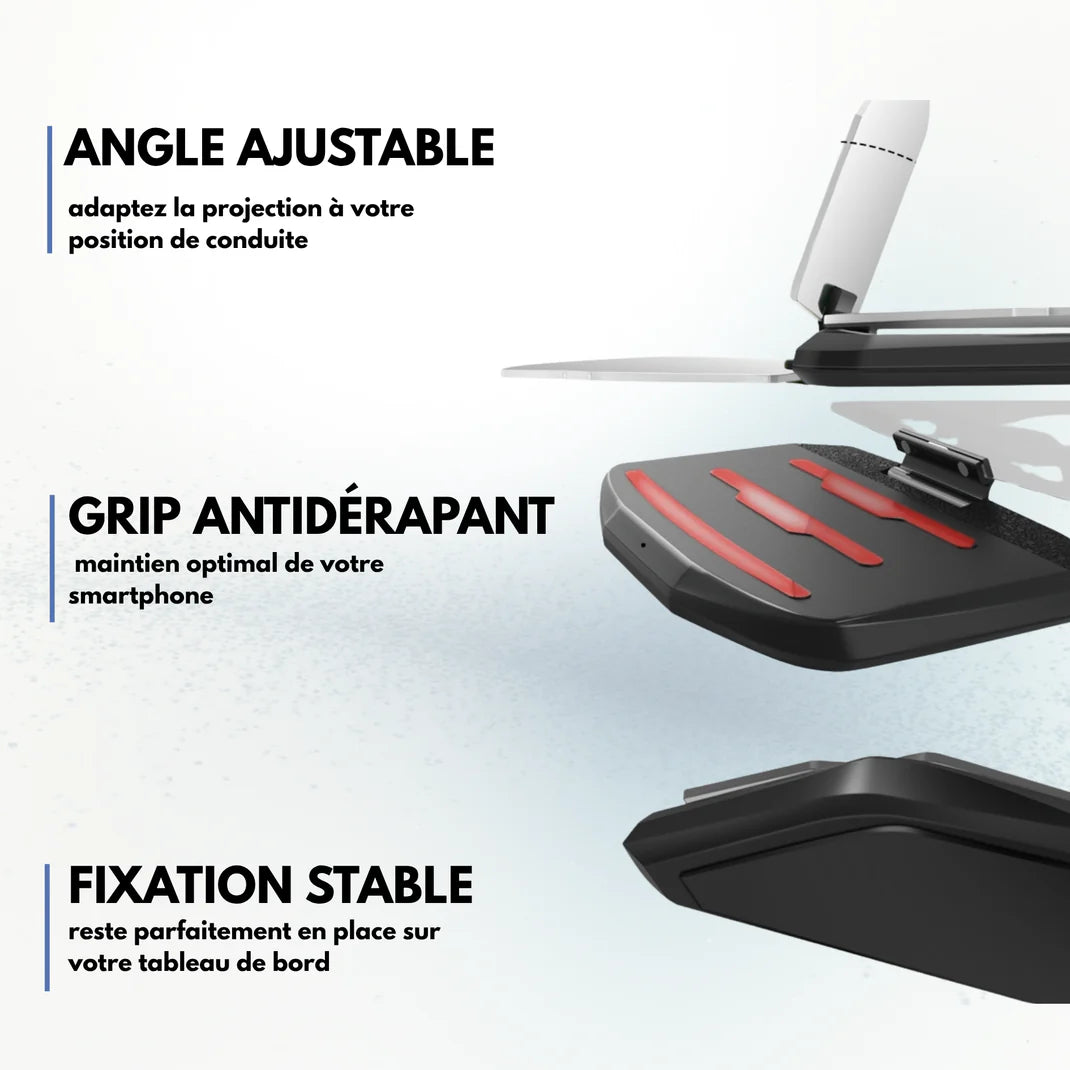Support de véhicule avec affichage HUD – Pour une conduite connectée et sécurisée