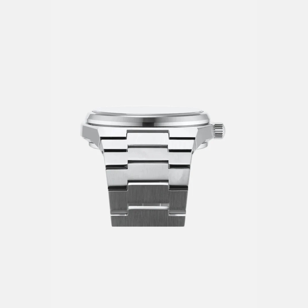 Elegante Herrenuhr aus Edelstahl