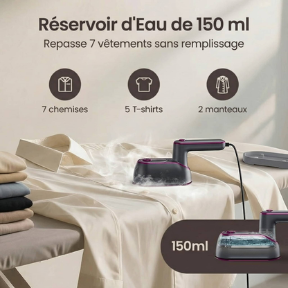 Tragbares 2-in-1-Dampfbügeleisen