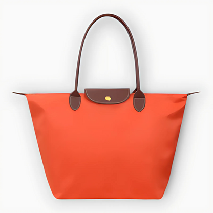 Elegante Oxford-Tasche mit Ledergriffen