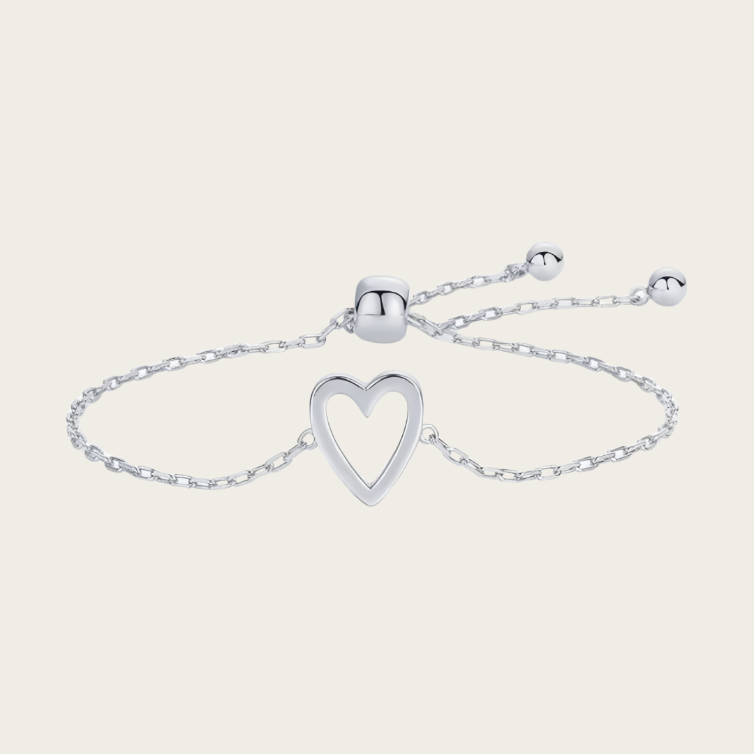 Armband mit bezaubernden Herzen, vergoldet