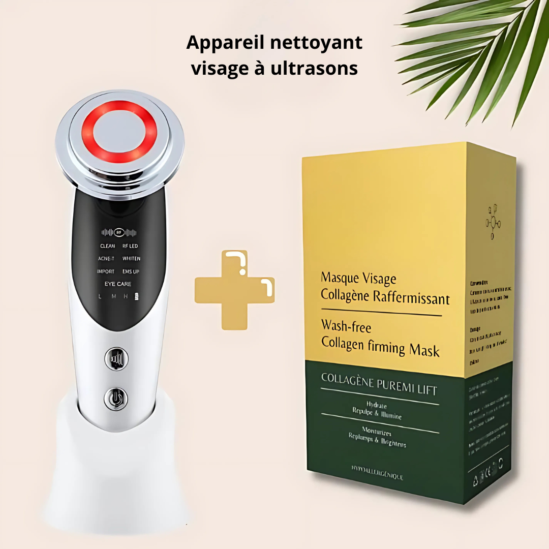 Appareil nettoyant visage à ultrasons