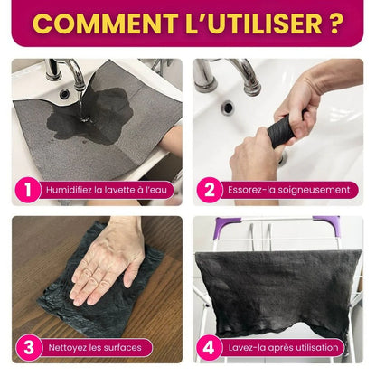Chiffon en microfibre ultra-absorbant