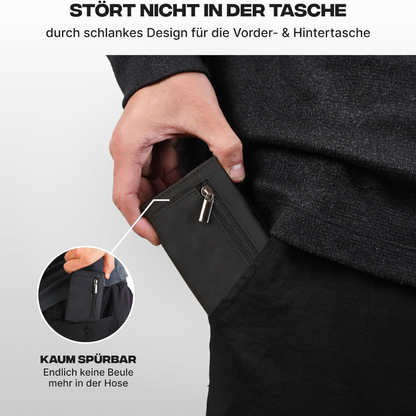 Elegante, kompakte RFID-Brieftasche