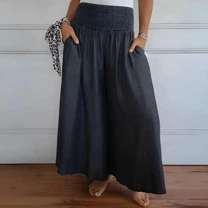 Pantalon jupe-culotte confortable