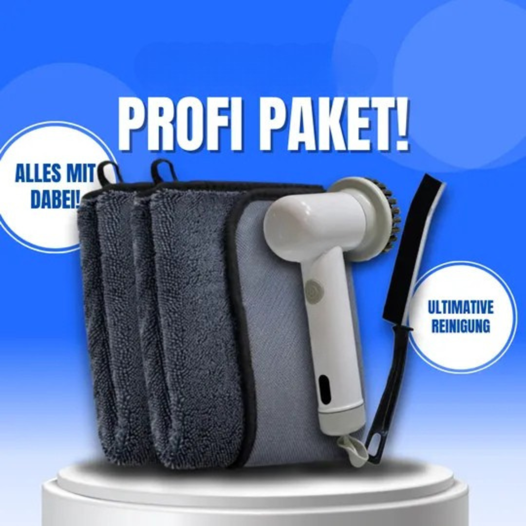 Kit de nettoyage avec brosse électrique puissante