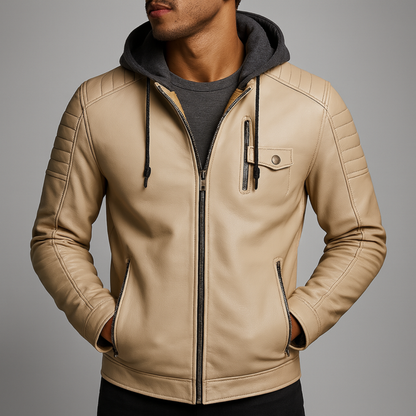 Veste doublée chaude avec capuche amovible