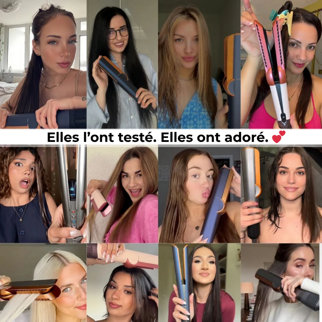 2-in-1 Ionen-Haarglätter mit Trocknerfunktion