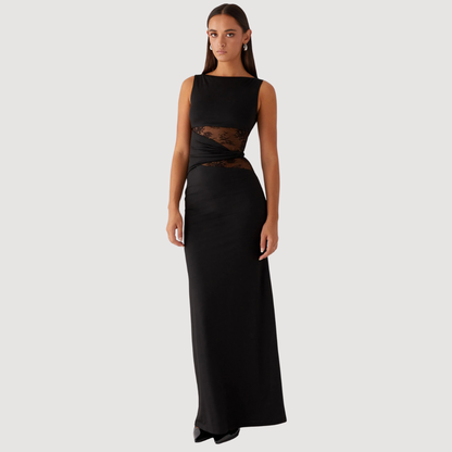 Elegantes Abendkleid mit femininen Cutouts