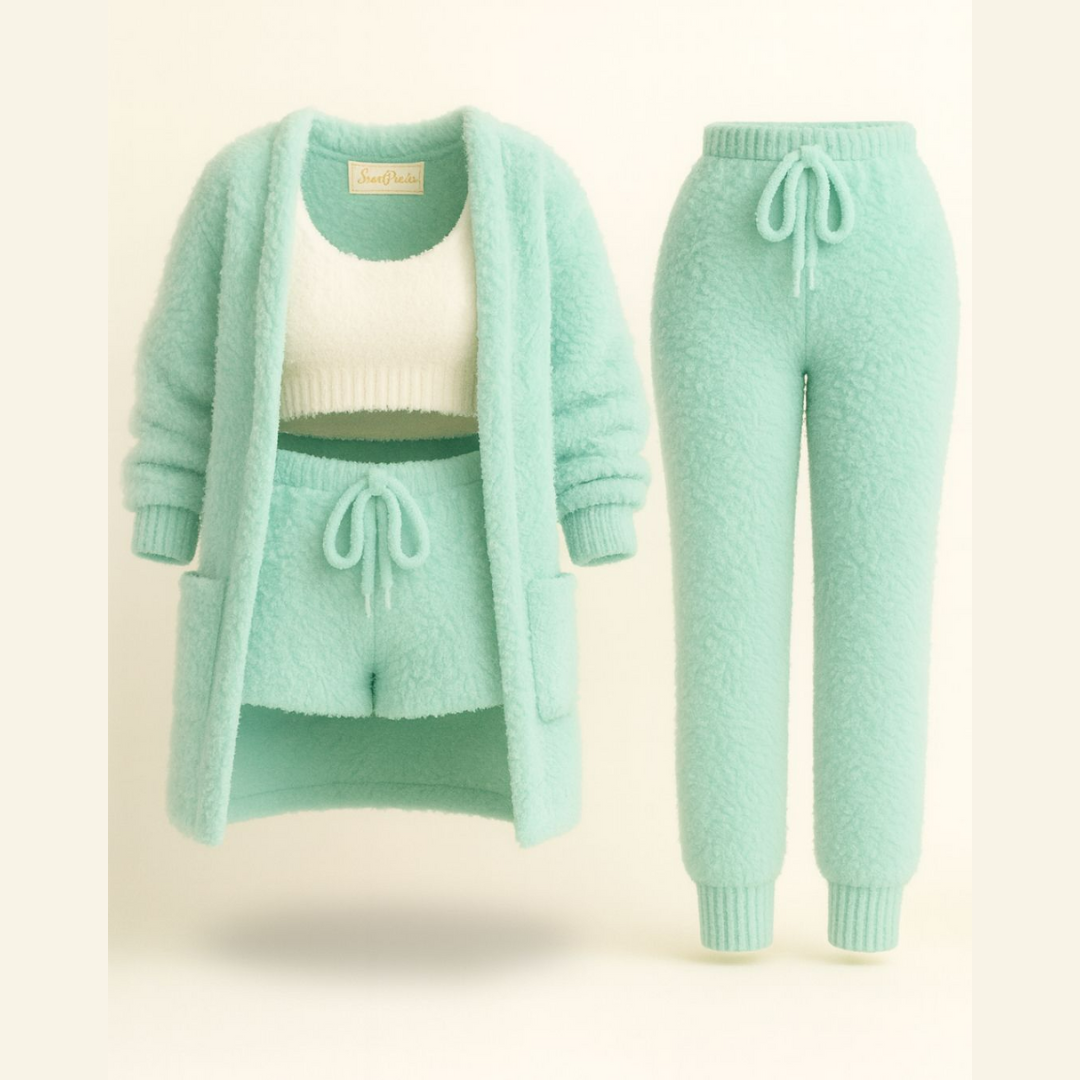 Kuscheliger Pyjama aus Strick