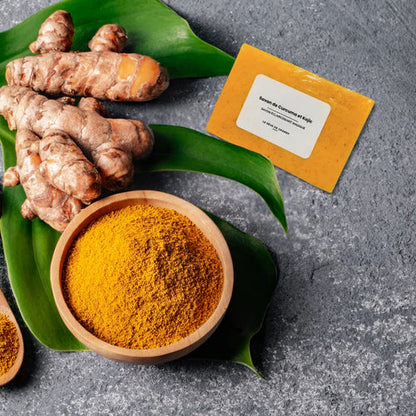 Savon Nettoyant au Curcuma - PureGlow™