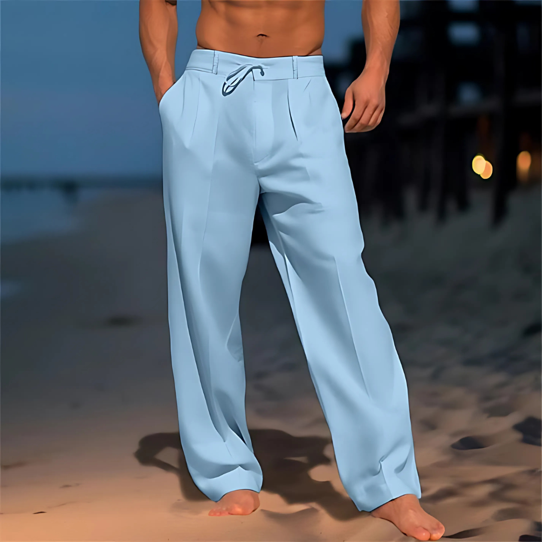 Pantalon en lin homme