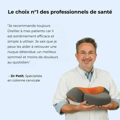 Oreiller ergonomique 3-en-1