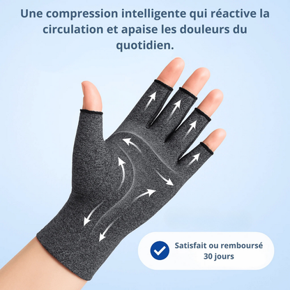 Gants de compression pour soulager les douleurs des mains