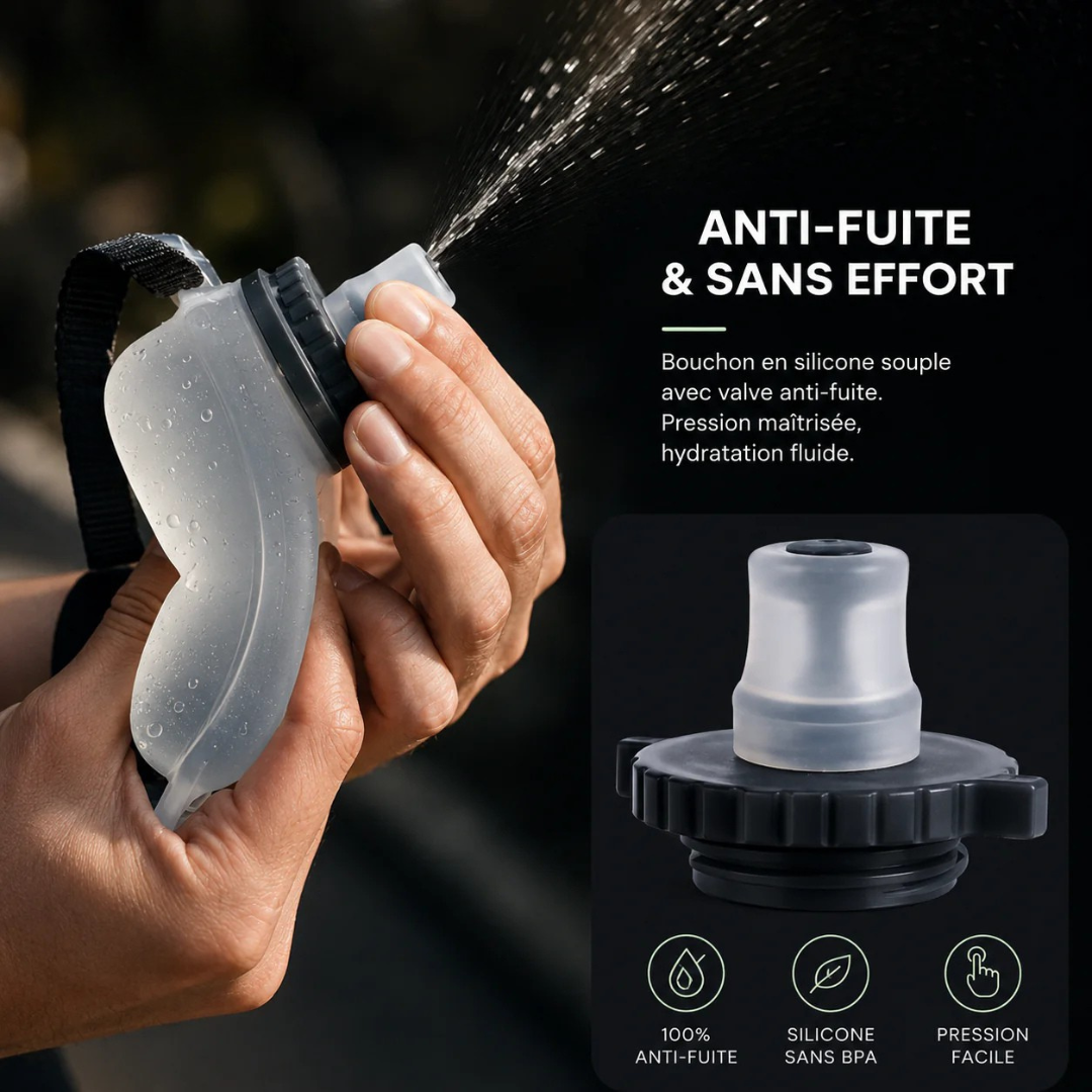 Flacon hydratation poignet sport