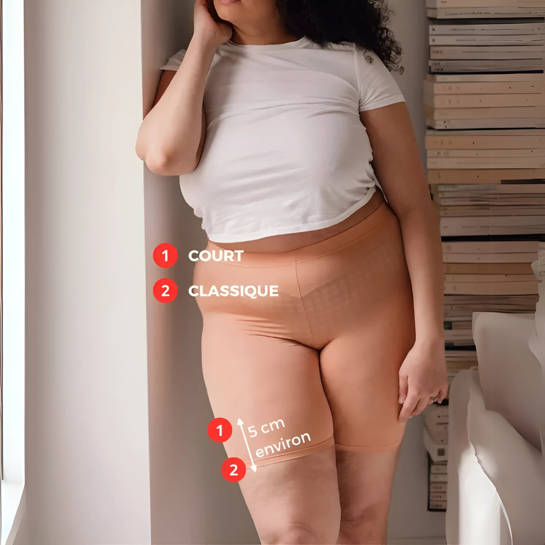 Shorty gainant femme court