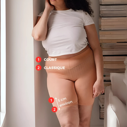 Shorty gainant femme court