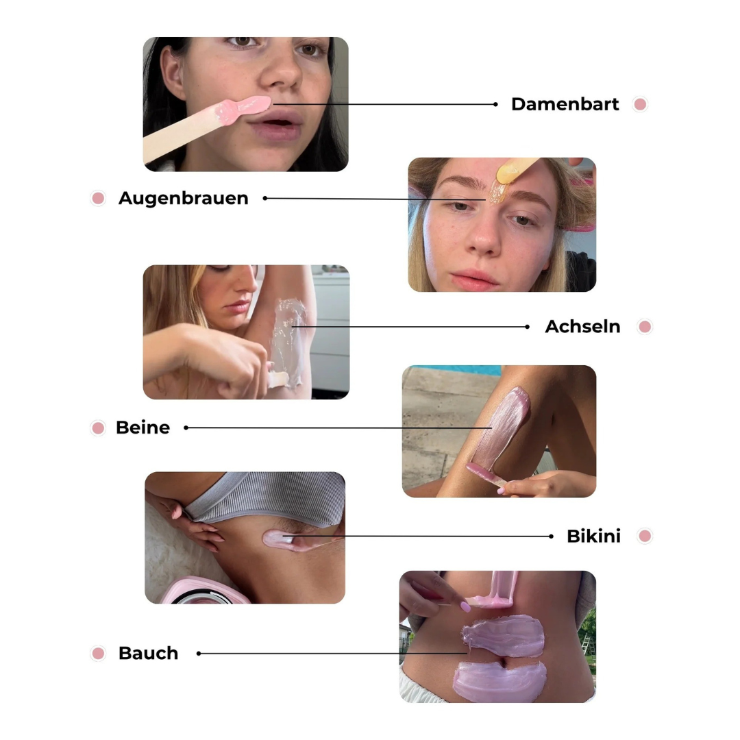 Kit de cire douce pour une peau lisse