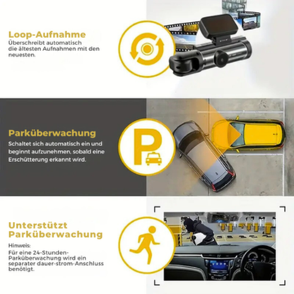 Doppelte Dashcam für mehr Sicherheit
