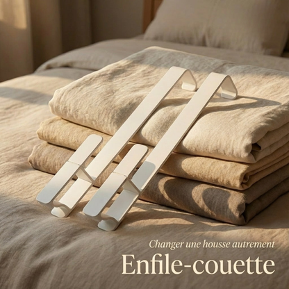 Werkzeug zum einfachen Beziehen eines Bettbezugs