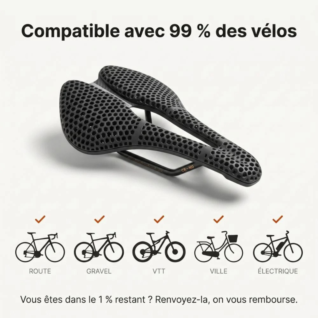 Selle Vélo 3D Ergonomique