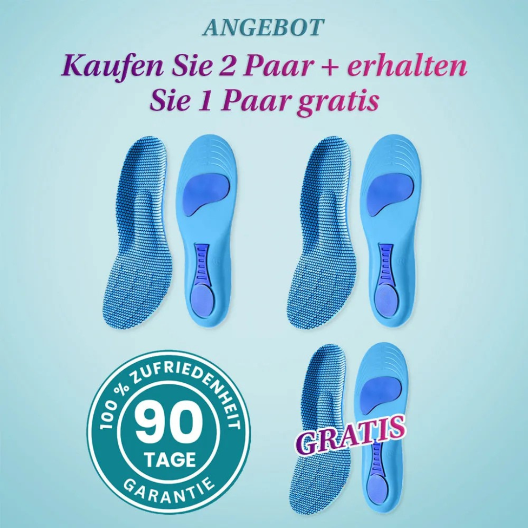 Semelles orthopédiques en gel