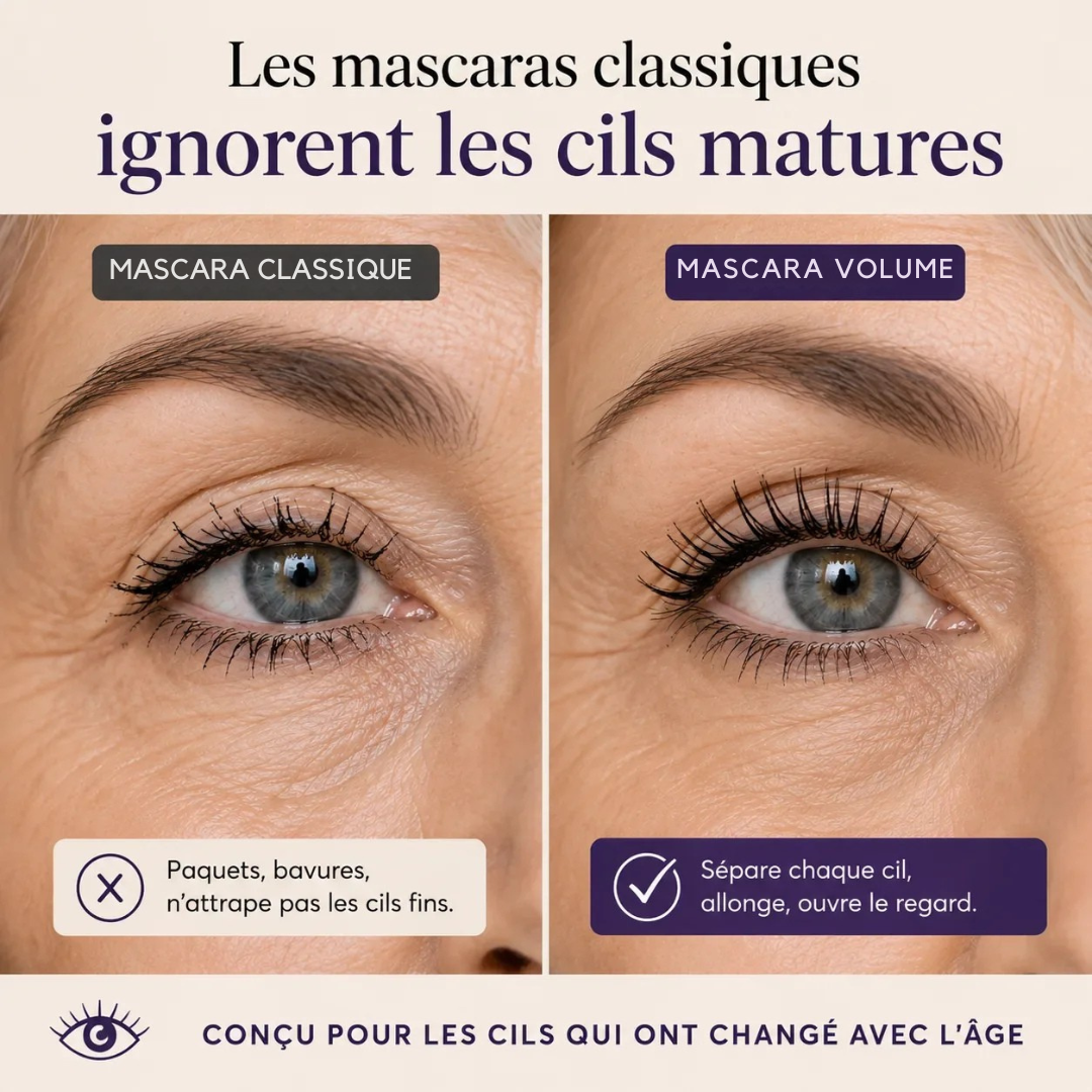 Volumen-Mascara für reife Wimpern