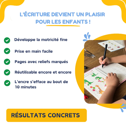 Coffret éducatif écriture et chiffres enfant